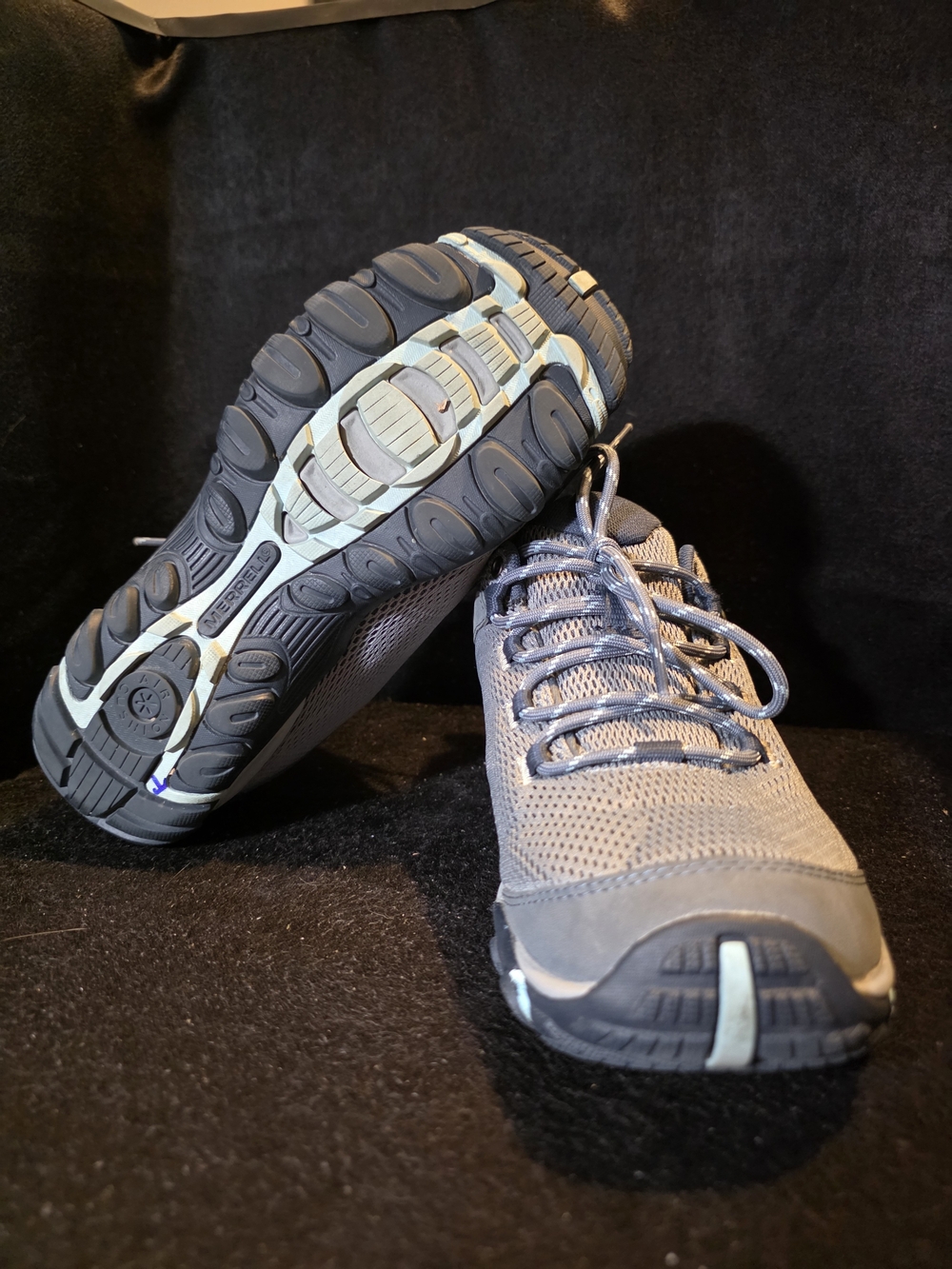 Merrell Men's Gray Trail Running Shoes Size 8.5 - Picture 8 of 9